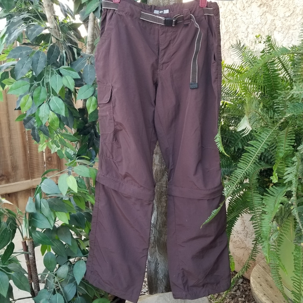 REI nylon zip off pants UPF 30